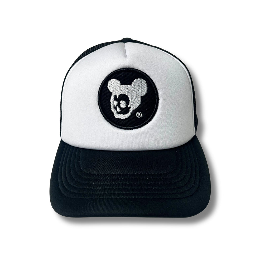 "Patch Logo Trucker" Cap (Black/White Color)