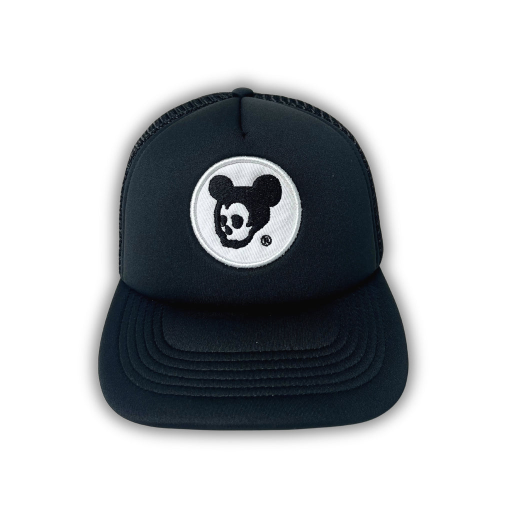 "Patch Logo Trucker" Cap (Black/White Color)